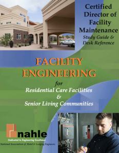 Certified Director of Facility Maintenance for Residential-Care Facilities and Senior Housing Communities